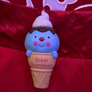 Hallmark Keepsake Christmas Ornament Great Grandson Ice Cream Cone